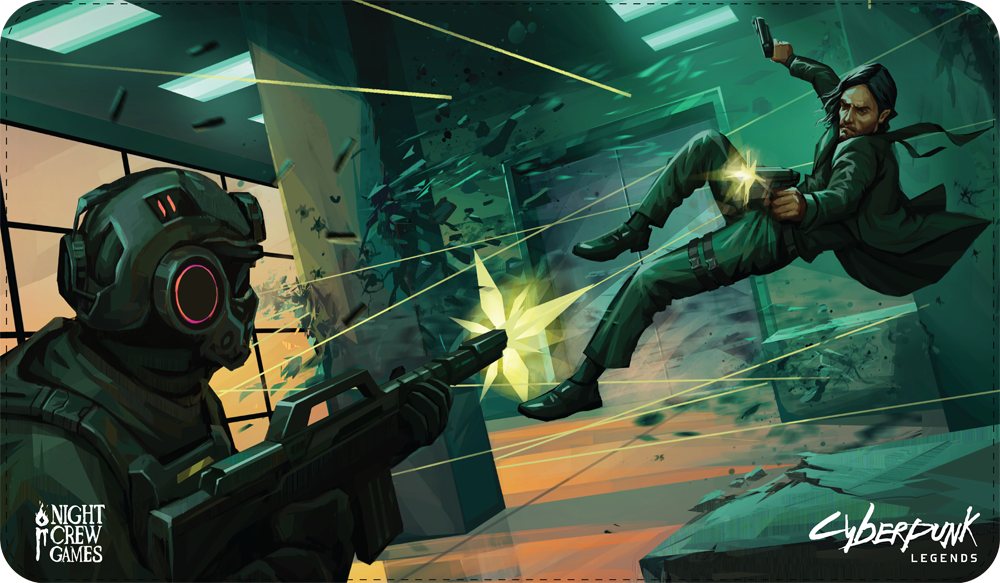 Cyberpunk Legends Playmat